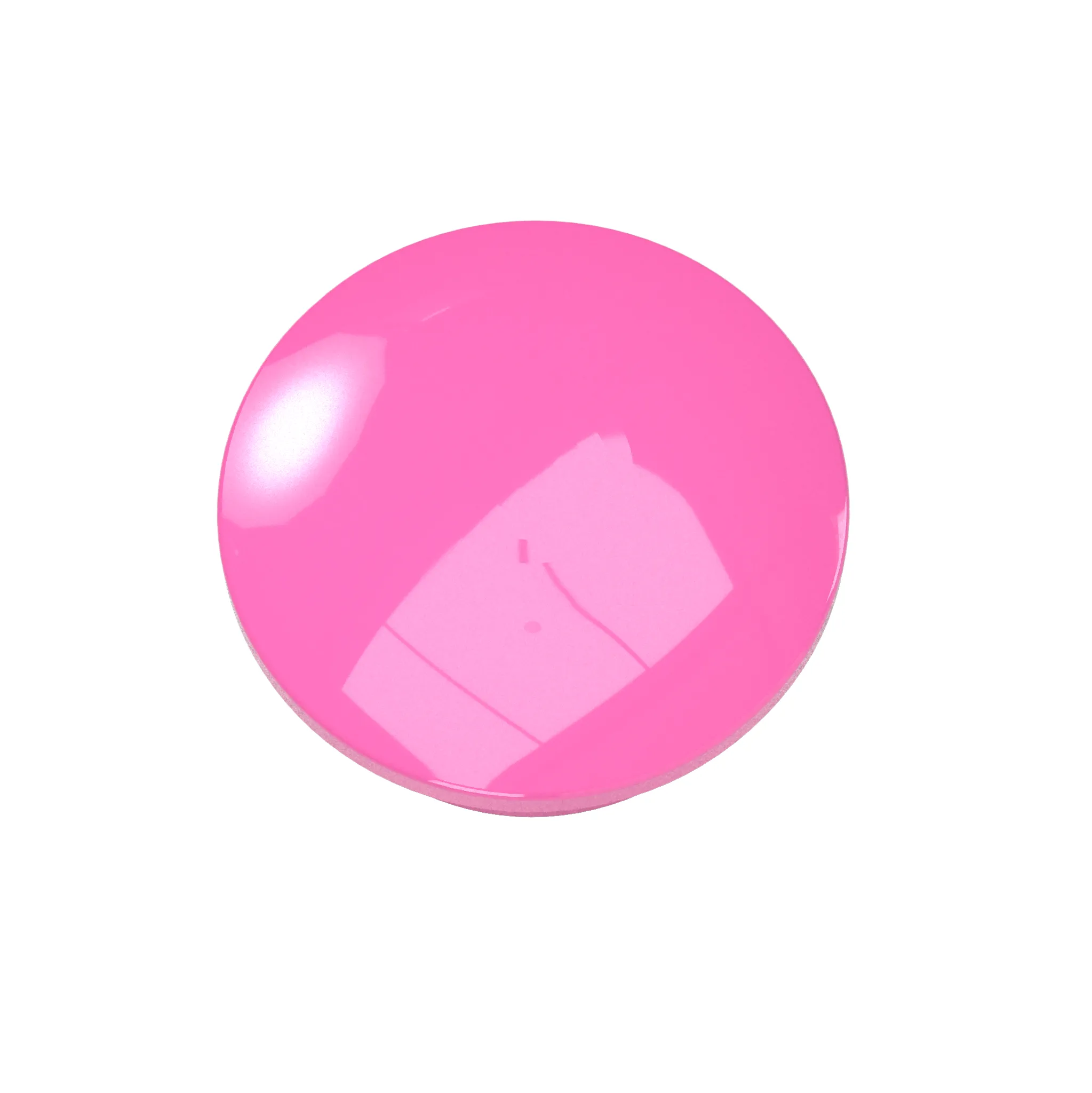 1-1/4 in. Internal PVC Dome Cap, Furniture Grade - Pink