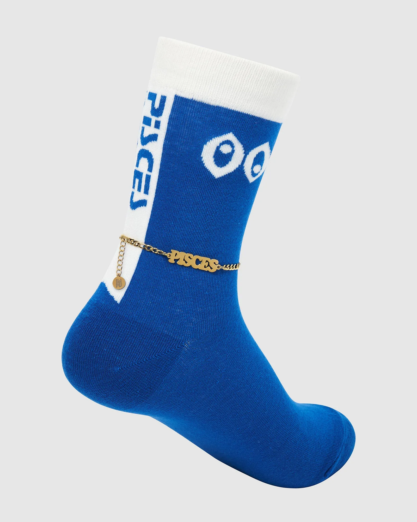 18K Gold Horoscope Anklet and Sock Set