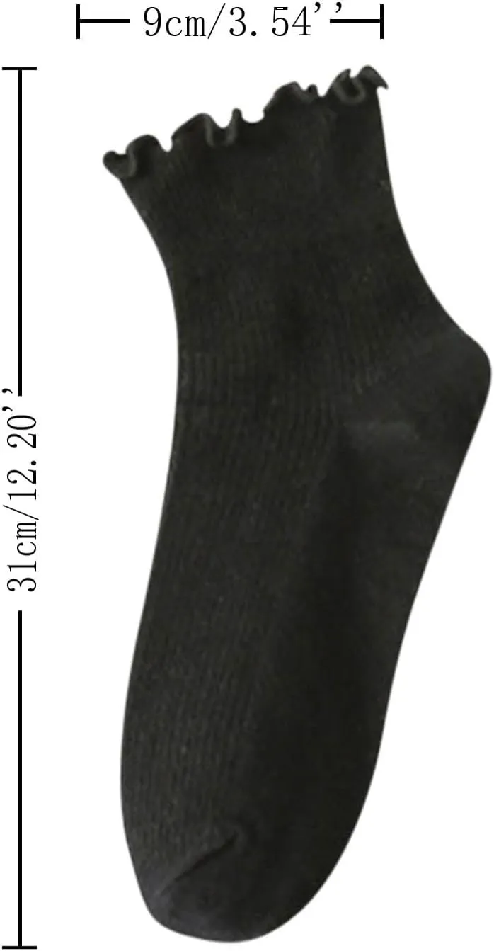 3 Paris Cute Crew Socks Women Men Casual Soft Breathable Cotton Socks Solid Slouchy Dress Socks Hiking Socks