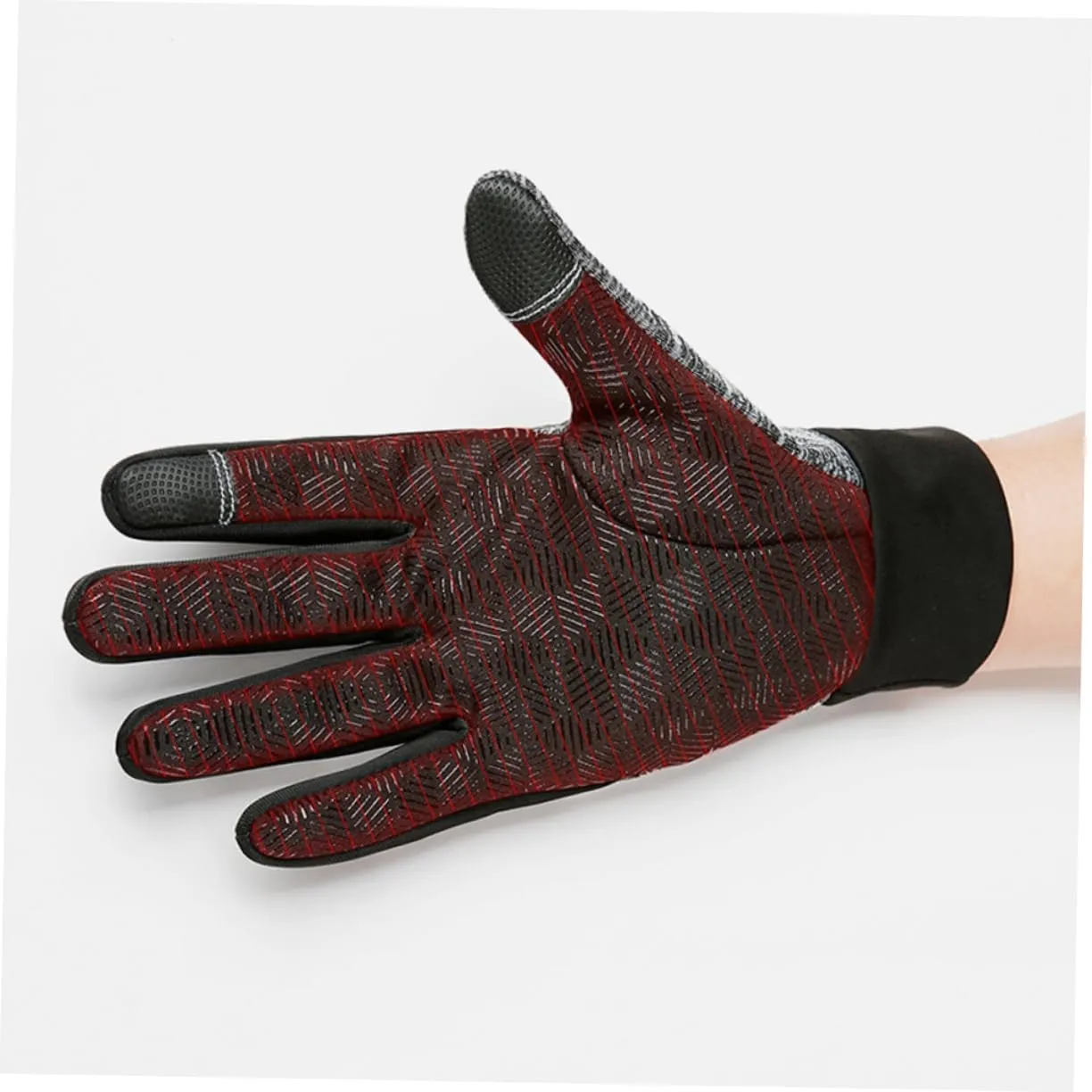 Amosfun 1 Pair Cycling Gloves Windproof Gloves Riding Gloves Waterproof Gloves Warming Gloves Ski Mittens Touch