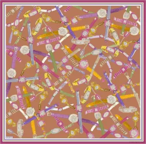 Armine Timepiece Classic Silk Scarf #4