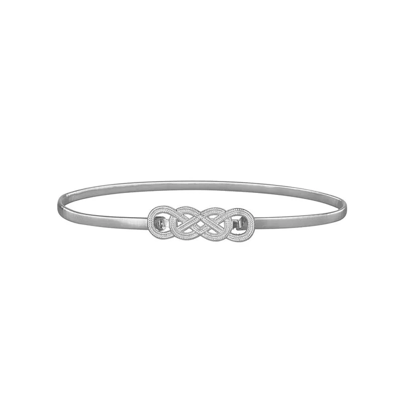 Basic Bow Knot Metal Polishing Women's Chain Belts