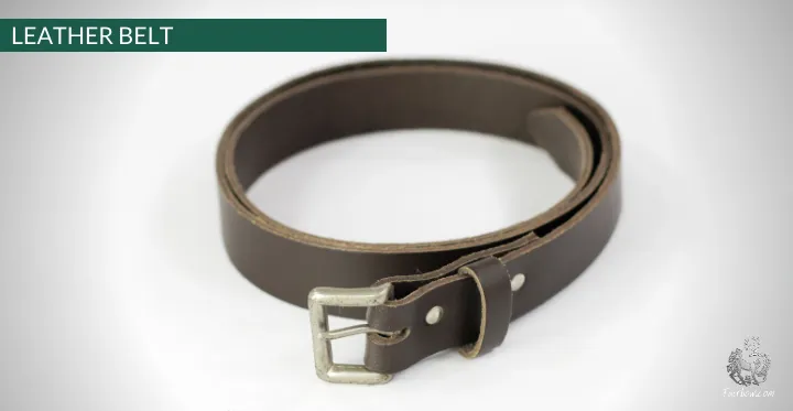 BASIC LEATHER BELT  4 CM WIDE (APPROX  1.5 inches)