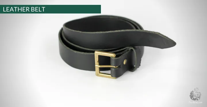 BASIC LEATHER BELT  4 CM WIDE (APPROX  1.5 inches)