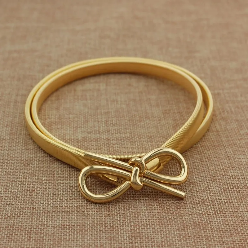 Basic Modern Style Leaves Alloy Metal Plating Women's Chain Belts
