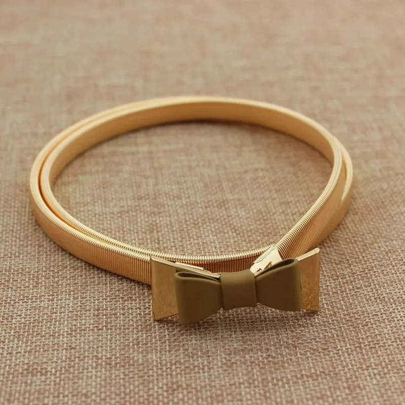 Basic Modern Style Leaves Alloy Metal Plating Women's Chain Belts