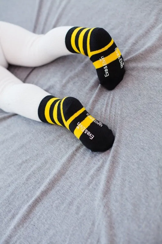 Bee & Ladybug Ankle Socks (Yellow/Red)