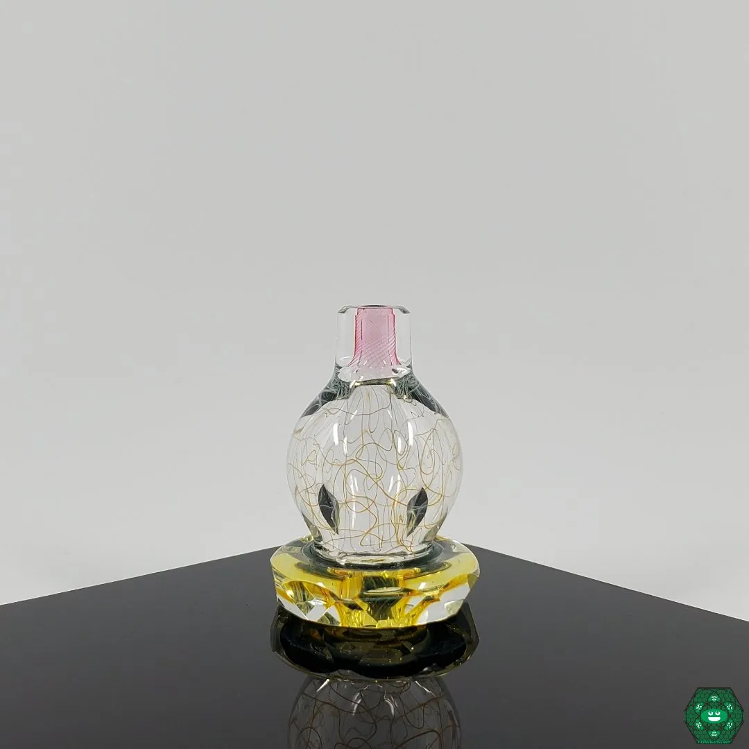 Brick Glass Bubble Cap – Durable Glass Cap with Smooth Airflow