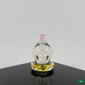 Brick Glass Bubble Cap – Durable Glass Cap with Smooth Airflow