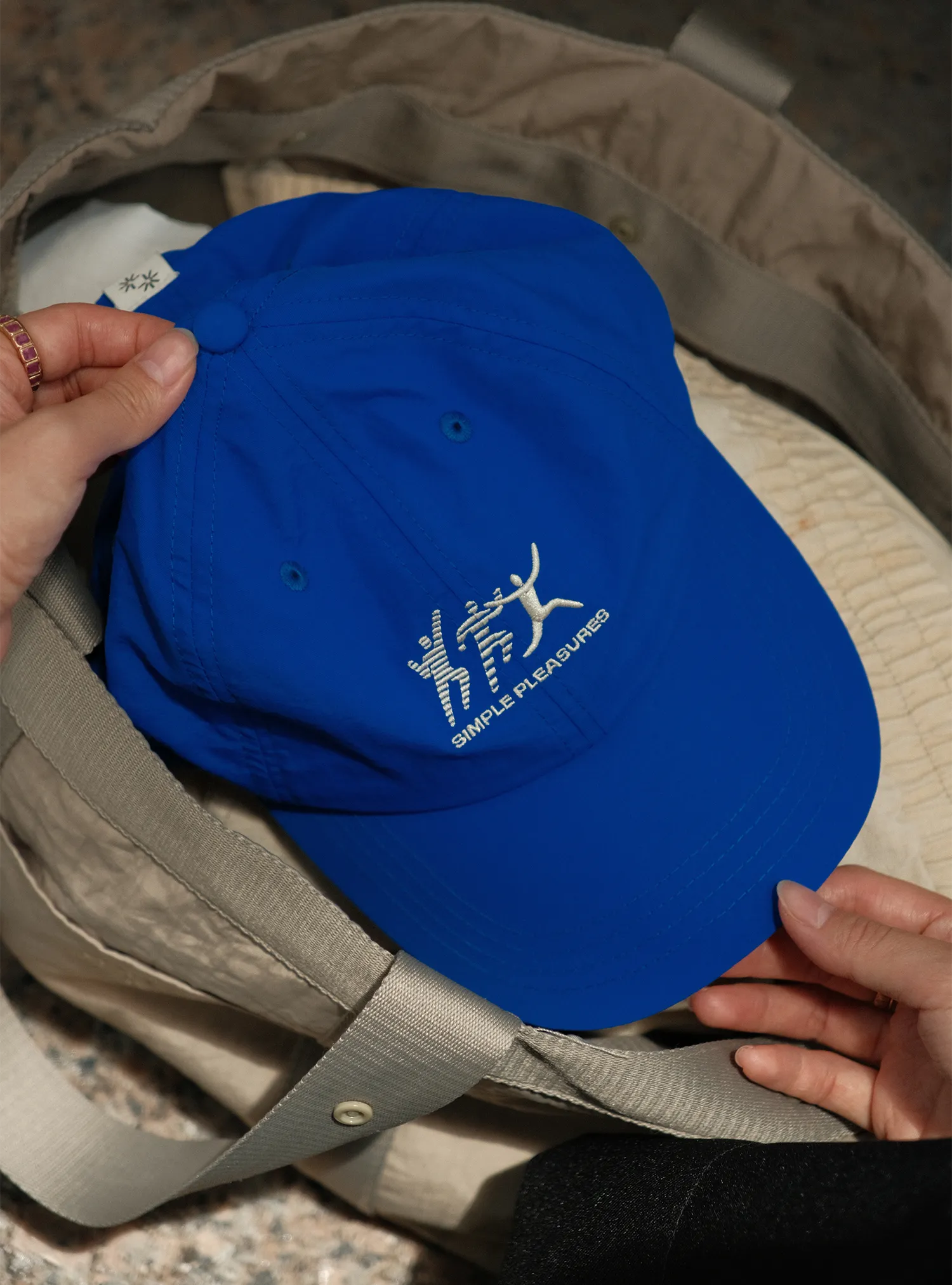 Camper Cap (Simple Pleasures Cobalt)