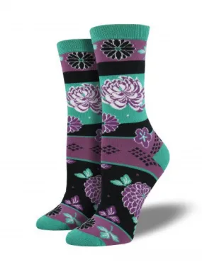 Chrysanthemum Bamboo Socks (Women's)