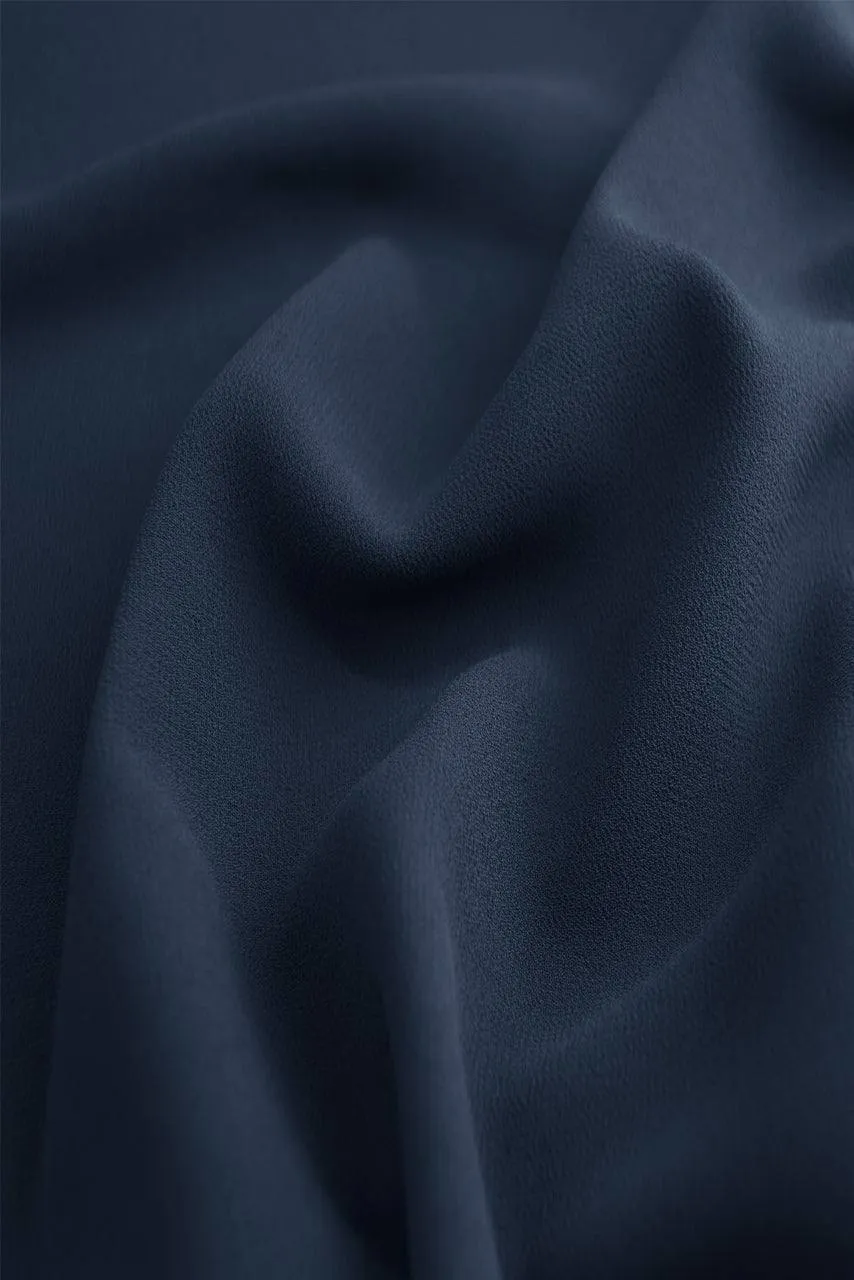 Classic Maxi Chiffon Hijab - Dusty Blue