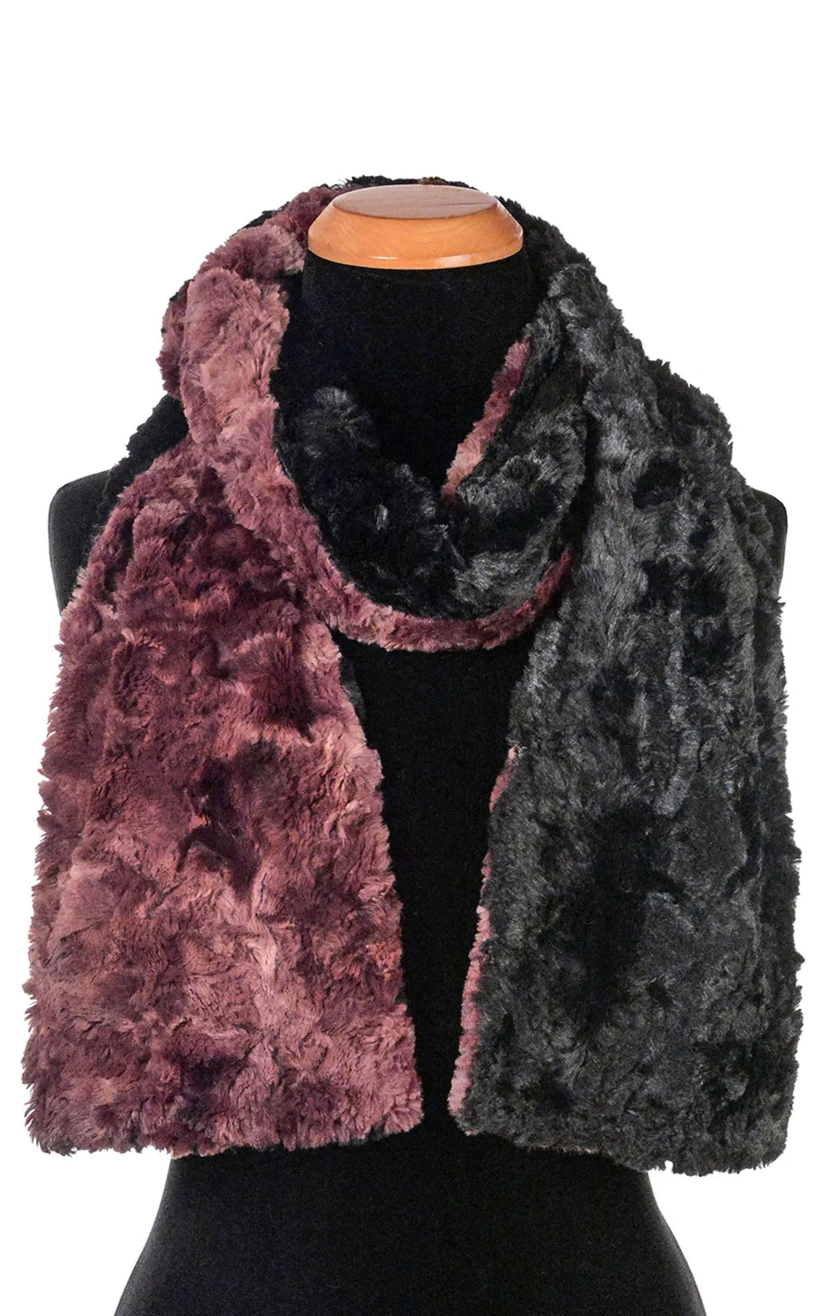Classic Scarf - Two-Tone, Luxury Faux Fur in Highland (Thistle - Limited Availability)