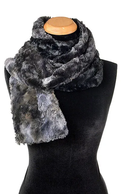 Classic Scarf - Two-Tone, Luxury Faux Fur in Highland (Thistle - Limited Availability)