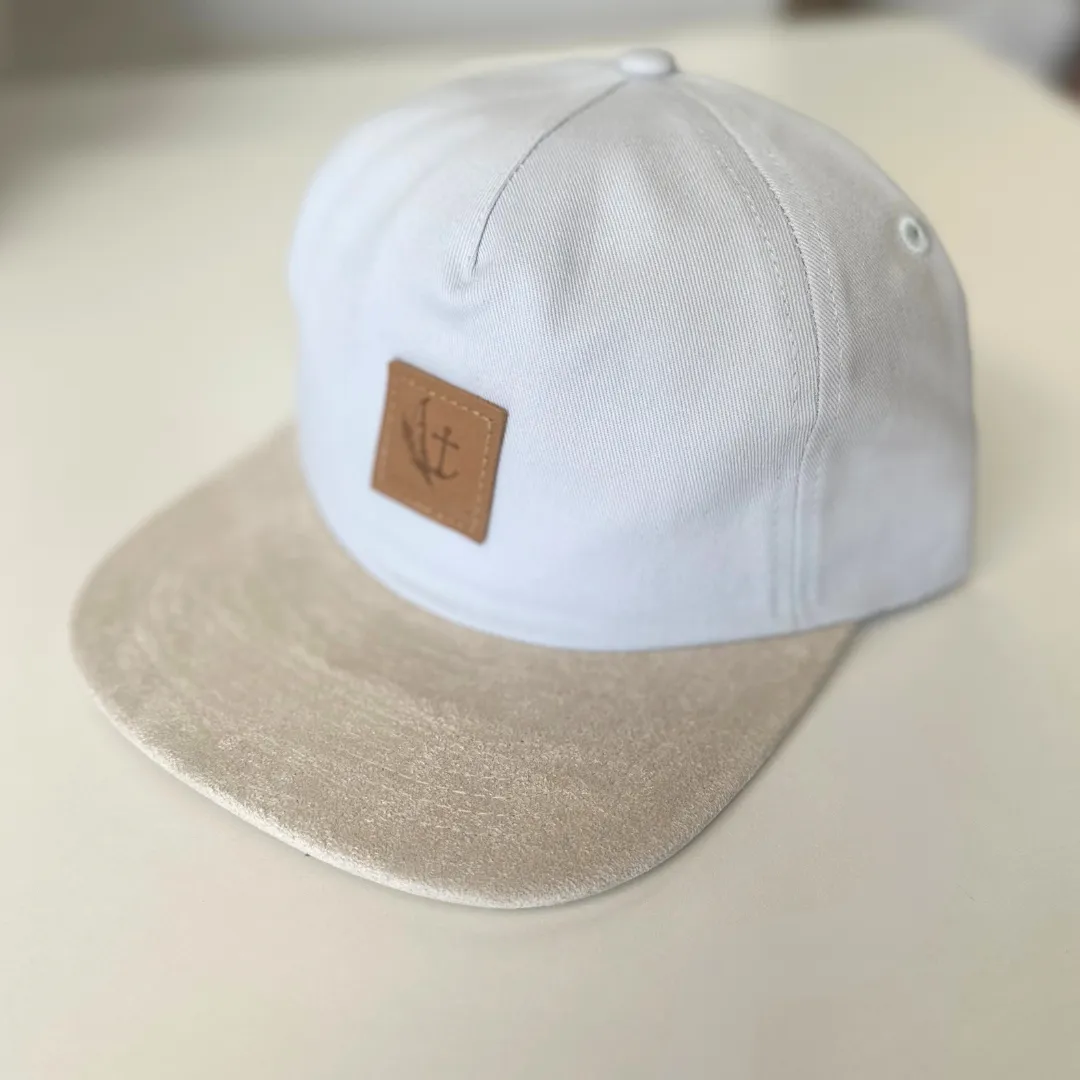 Cruiser Cap - Blue canvas Beige Suede