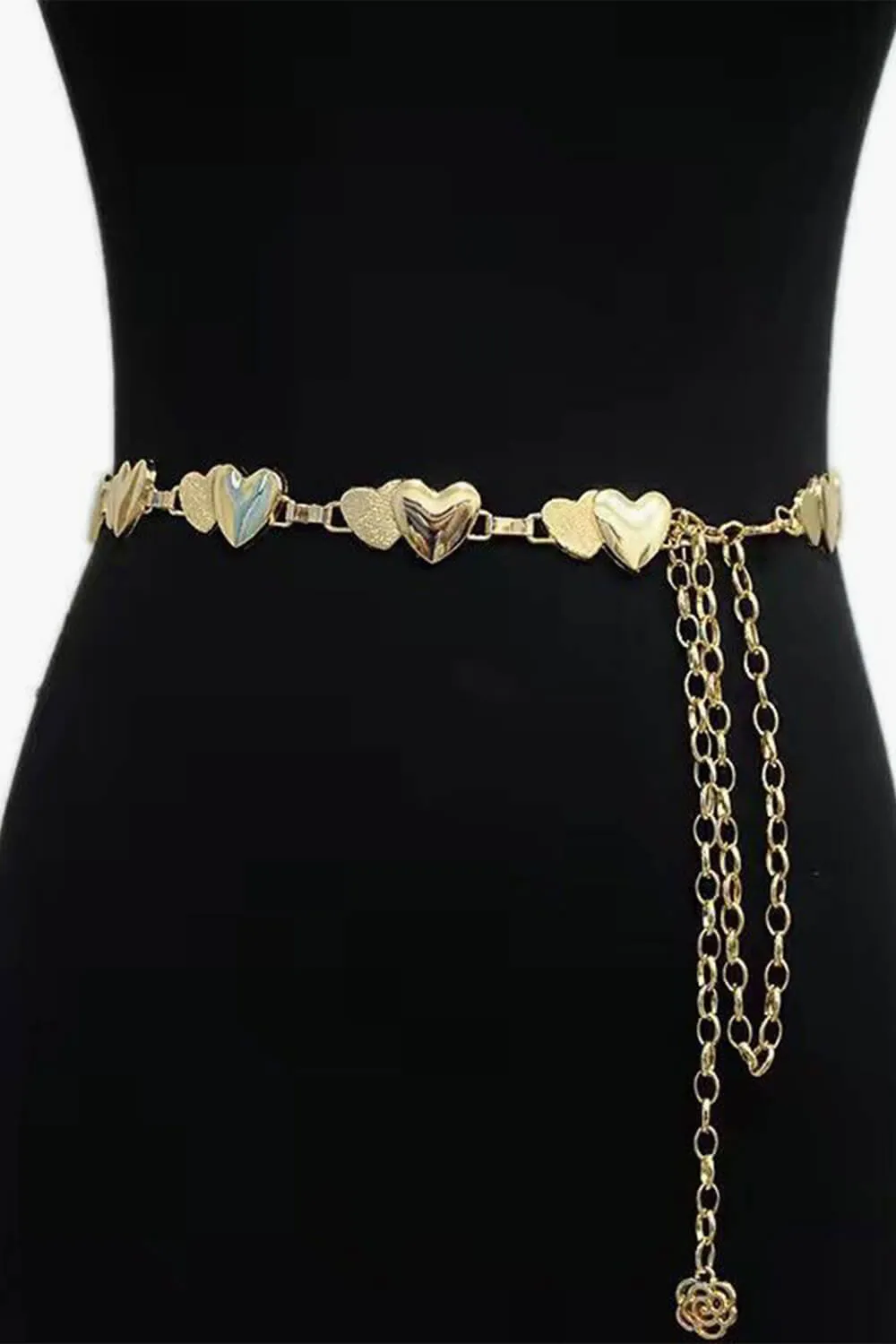 Double Heart Aesthetic Chain Belt