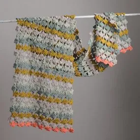 Flower Trellis Scarf [Crochet Pattern]