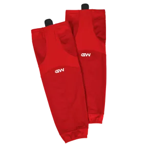 GameWear SK6500 Single Tone Practice Socks - Red