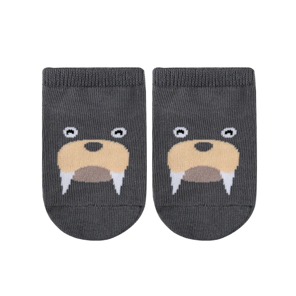 Grey Seal Animal Ankle Socks