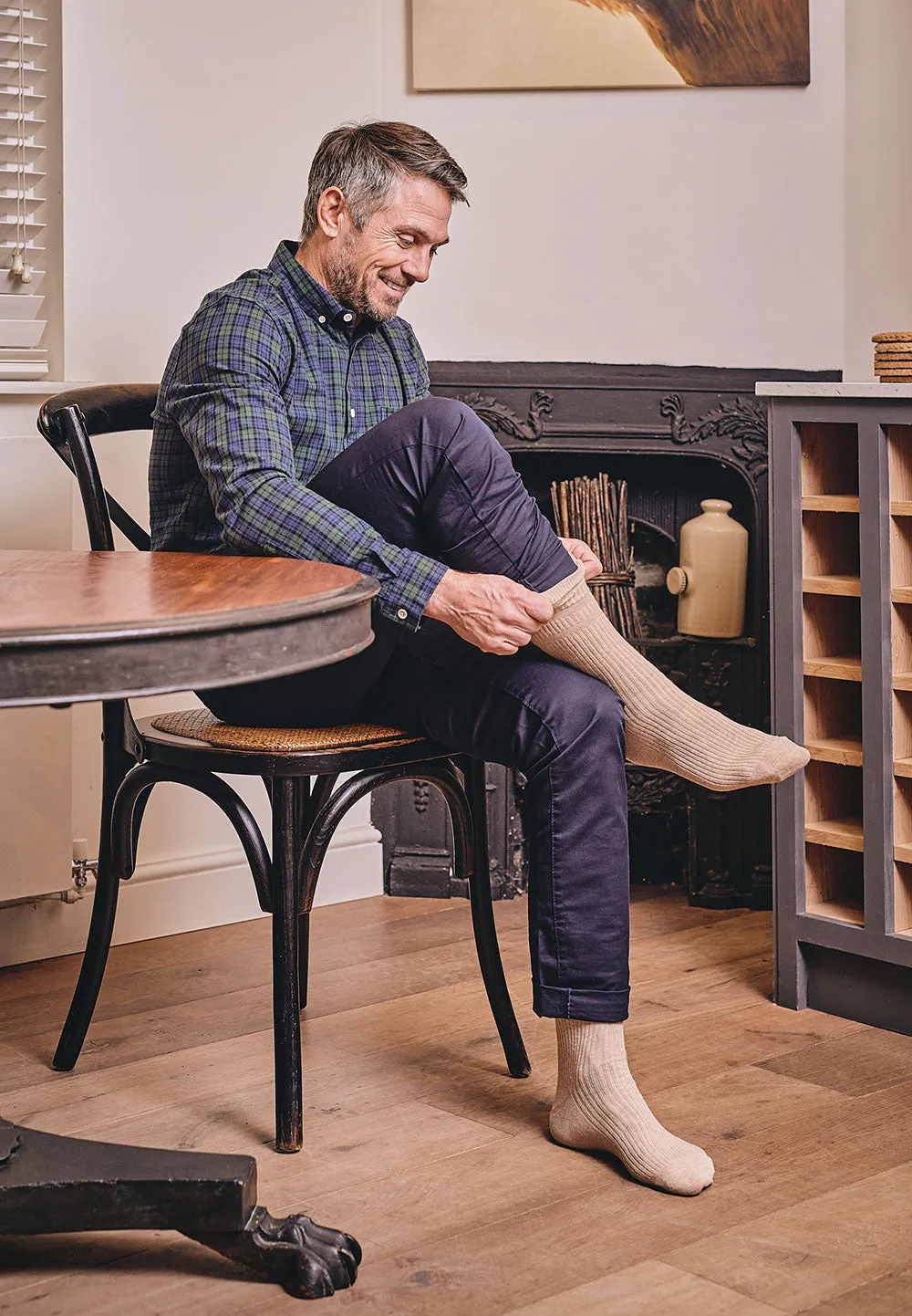 HJ Hall Extra Wide Soft Top Sock | Sanitised Wool