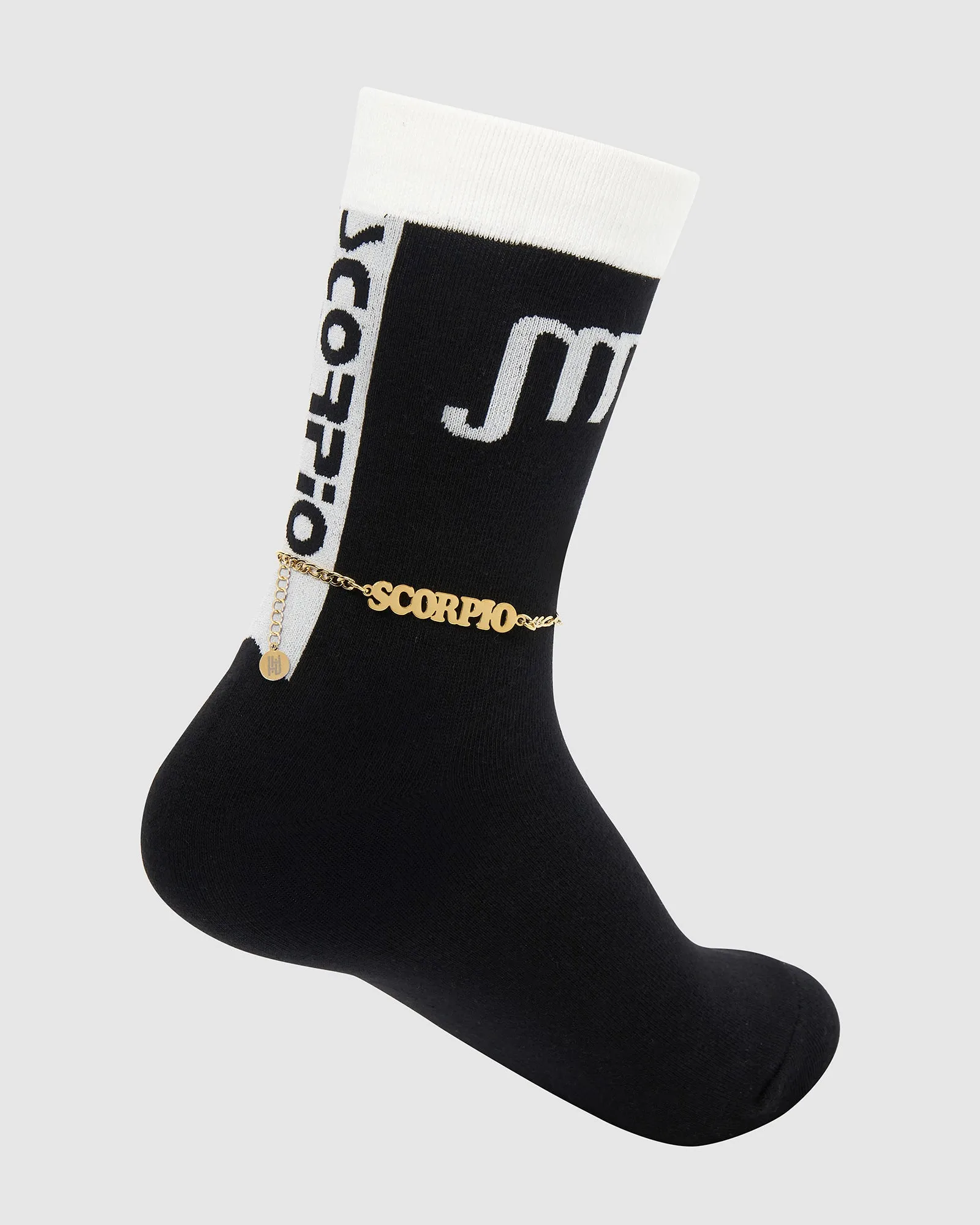 Horoscope Gold Anklet and Sock Set - Scorpio