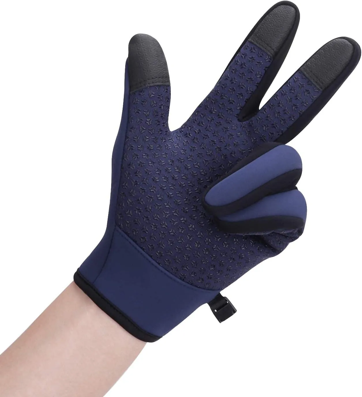 IPENNY Winter Warm Gloves Thermal Waterproof Handwear Mittens Full Finger Touchscreen Anti Slip Mitt Texting Hand for Hiking Skiing