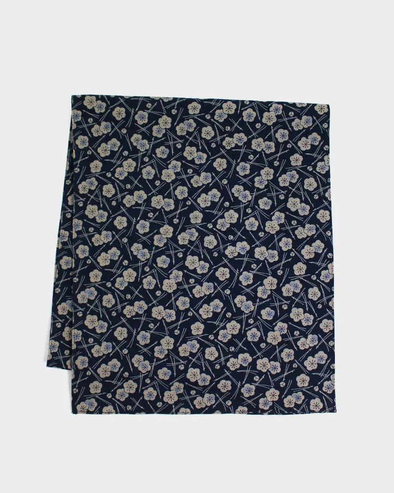 Kiriko Original Scarf, Classic, Indigo Plum and Pine