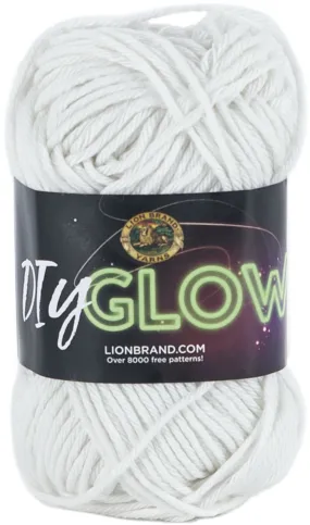 Lion Brand DIY Glow Yarn - Natural 50g