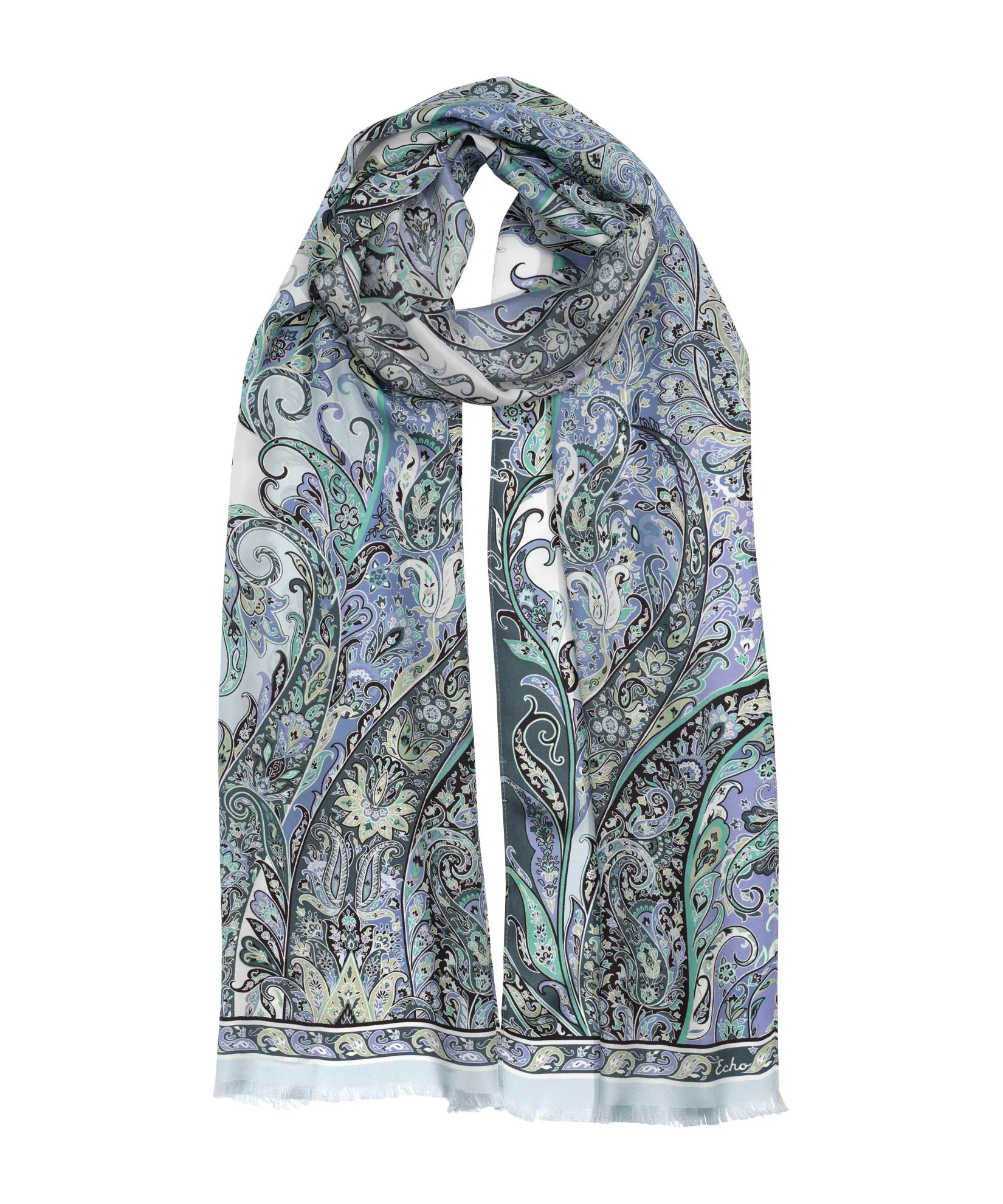 Manor Paisley Oblong Scarf