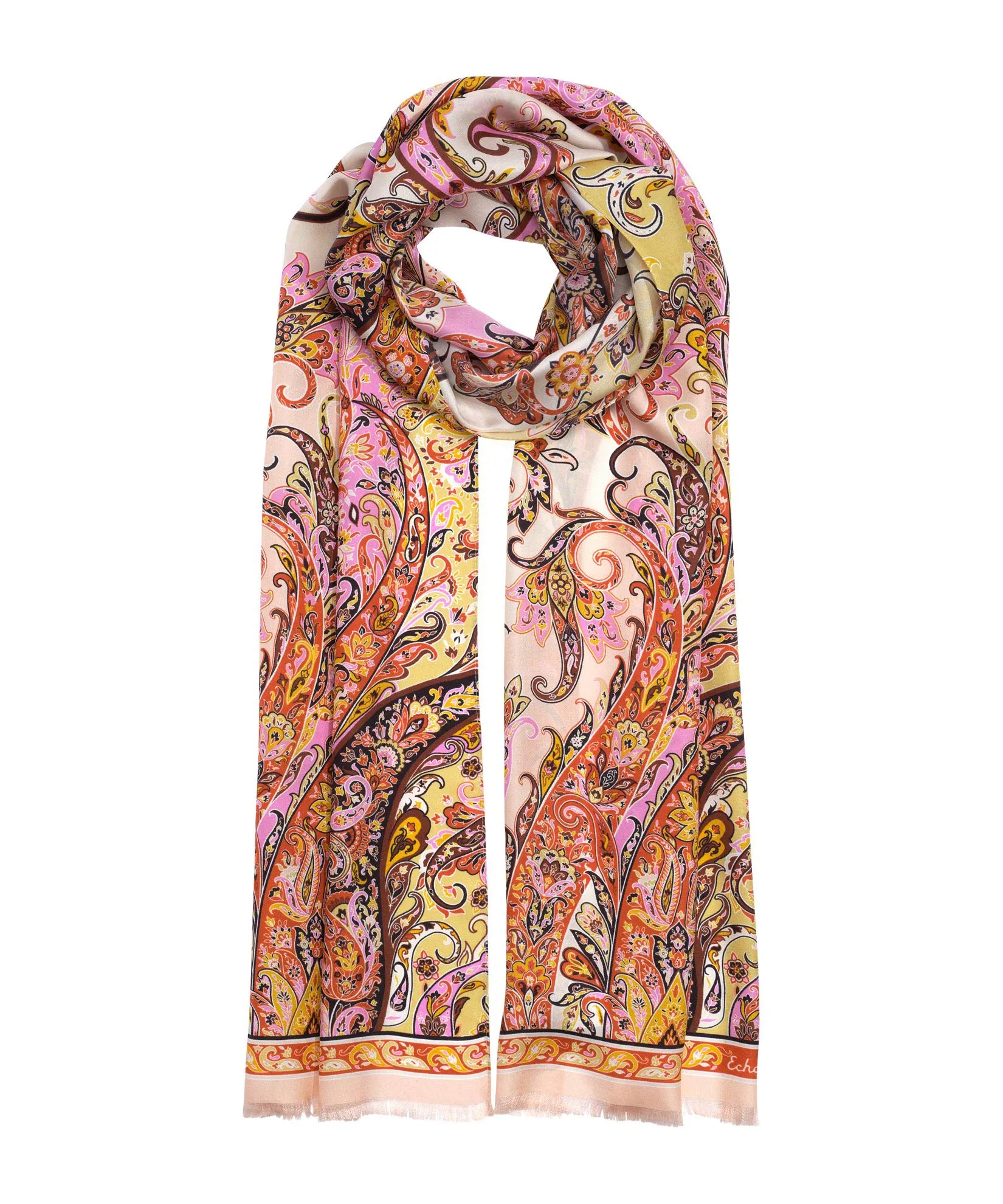 Manor Paisley Oblong Scarf