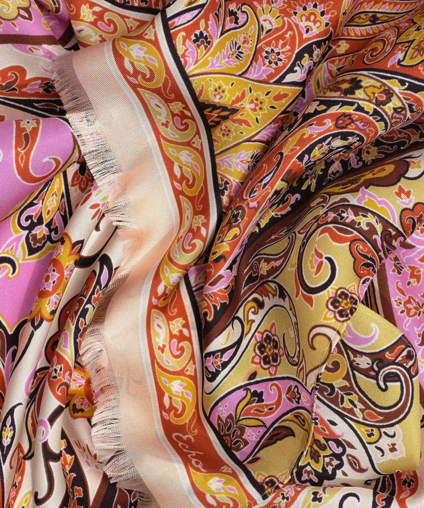 Manor Paisley Oblong Scarf
