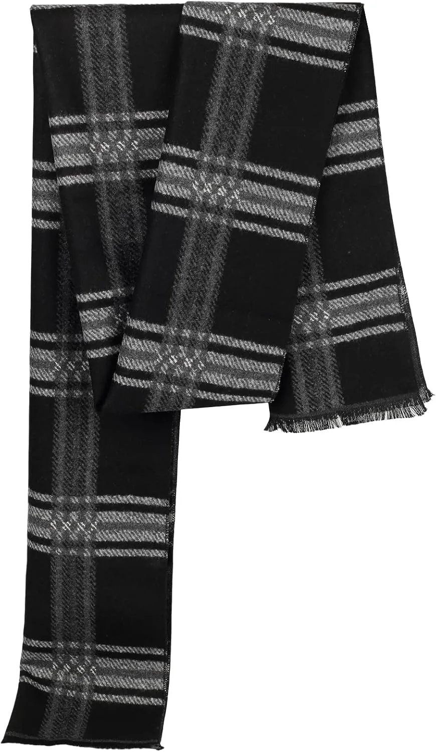 Mens Scarf Winter Fashion Classic Formal Scarf Long Soft Warm Scarves for Men