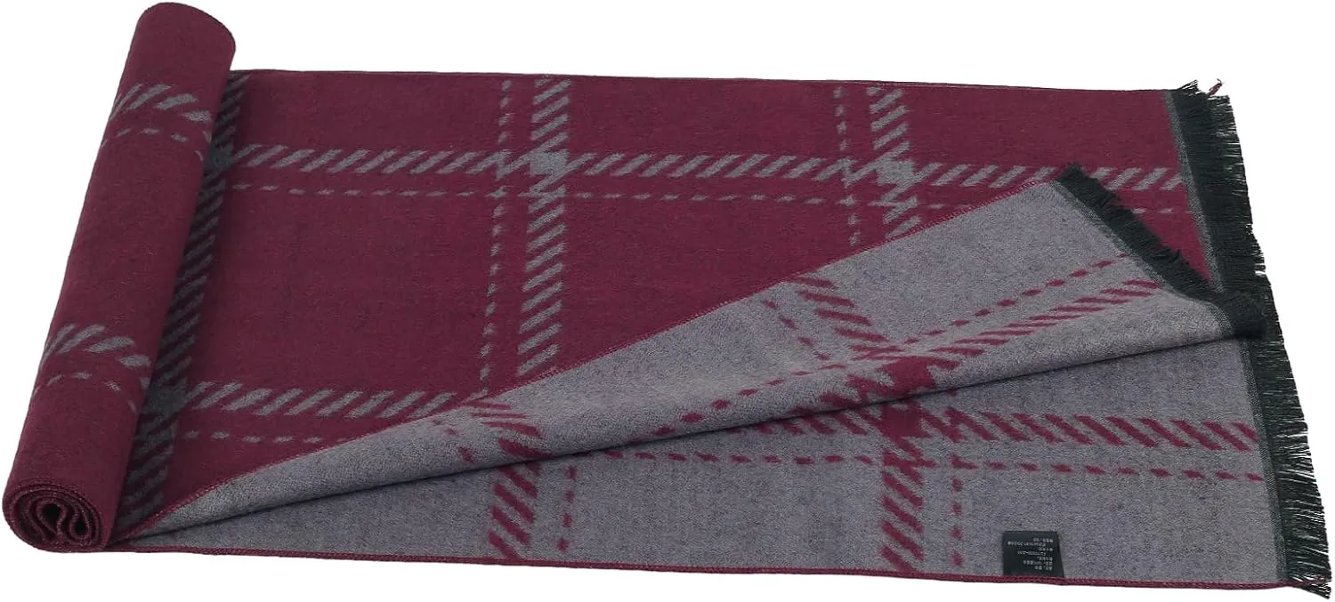 Mens Scarf Winter Fashion Classic Formal Scarf Long Soft Warm Scarves for Men