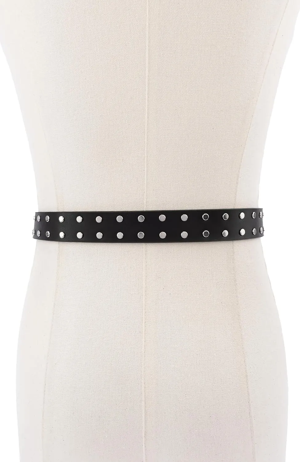 Michael Kors Womens 1 Inch Double Ring Leather Belt, Fashion Accessory for Everyday Wear