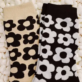 MODERN DAISY SET OF 2 SOCKS