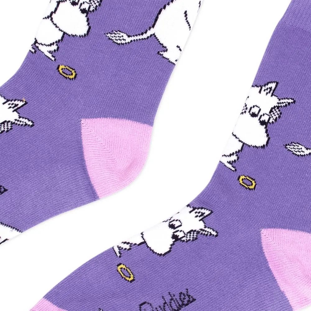 Moomin Socks Moomintroll  Lilac