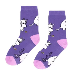 Moomin Socks Moomintroll  Lilac