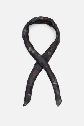 Night Moth Satin Scarf