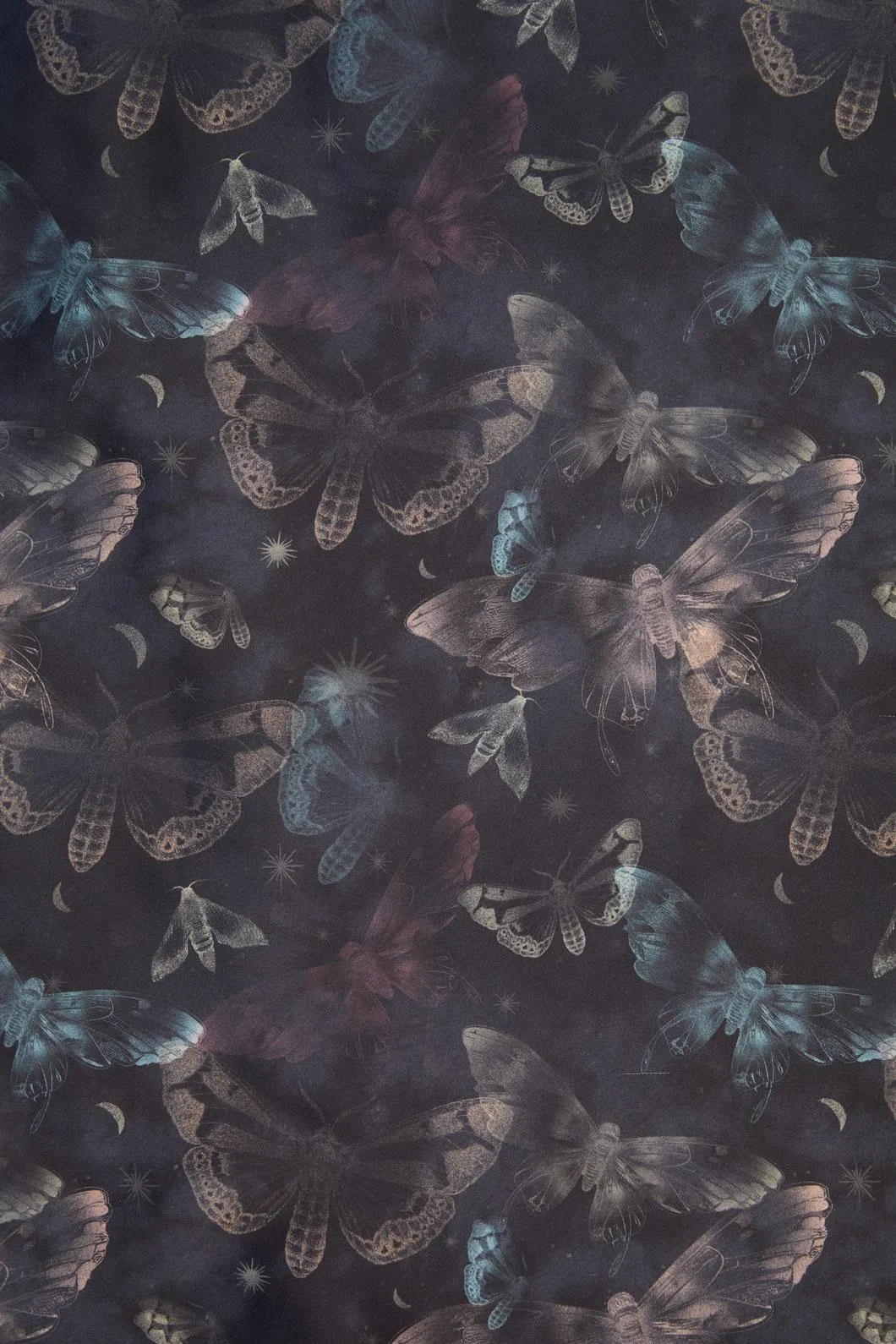 Night Moth Satin Scarf