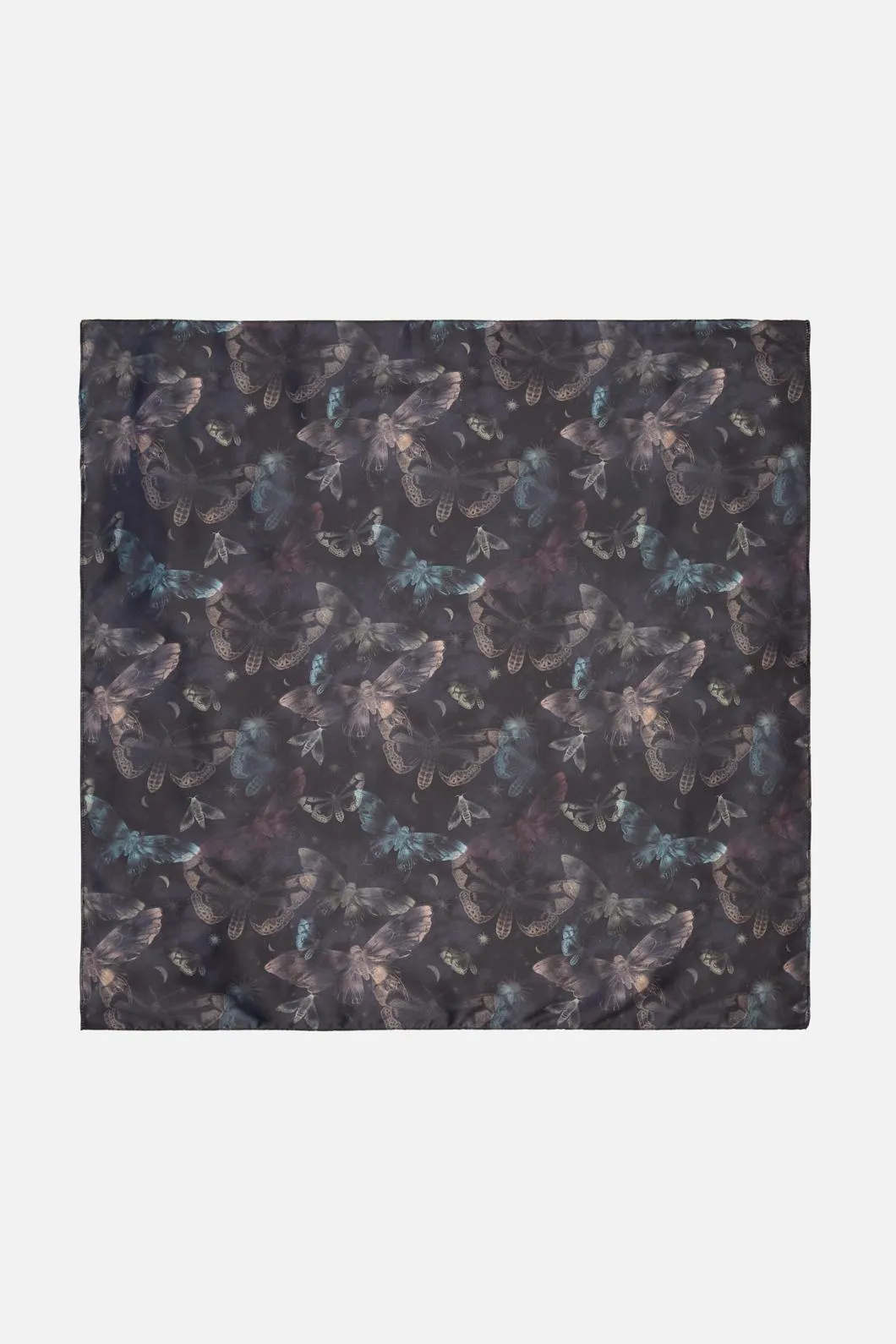 Night Moth Satin Scarf