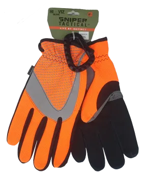 ORANGE HI VIZ GLOVES