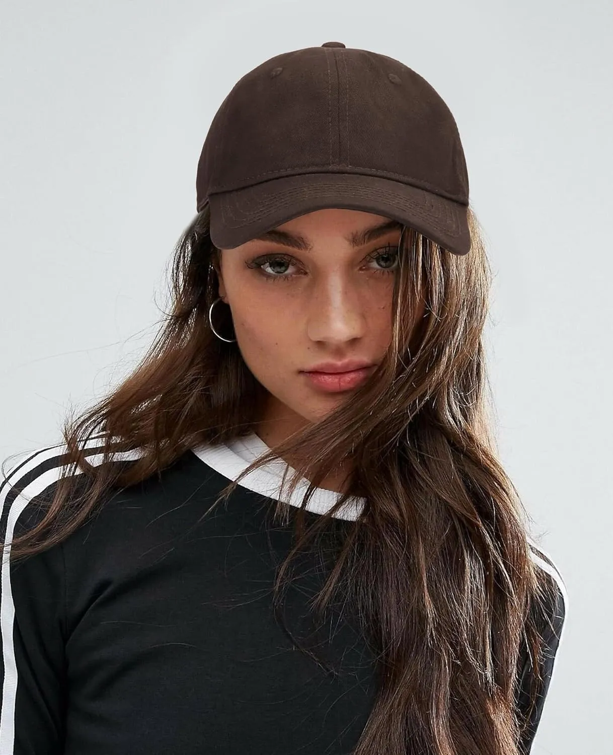 Oversize XXL Baseball Cap for Big Heads 23.6"-25.6", Extra Large Cotton Baseball Hat, Plus Size Unstructured Dad Hats