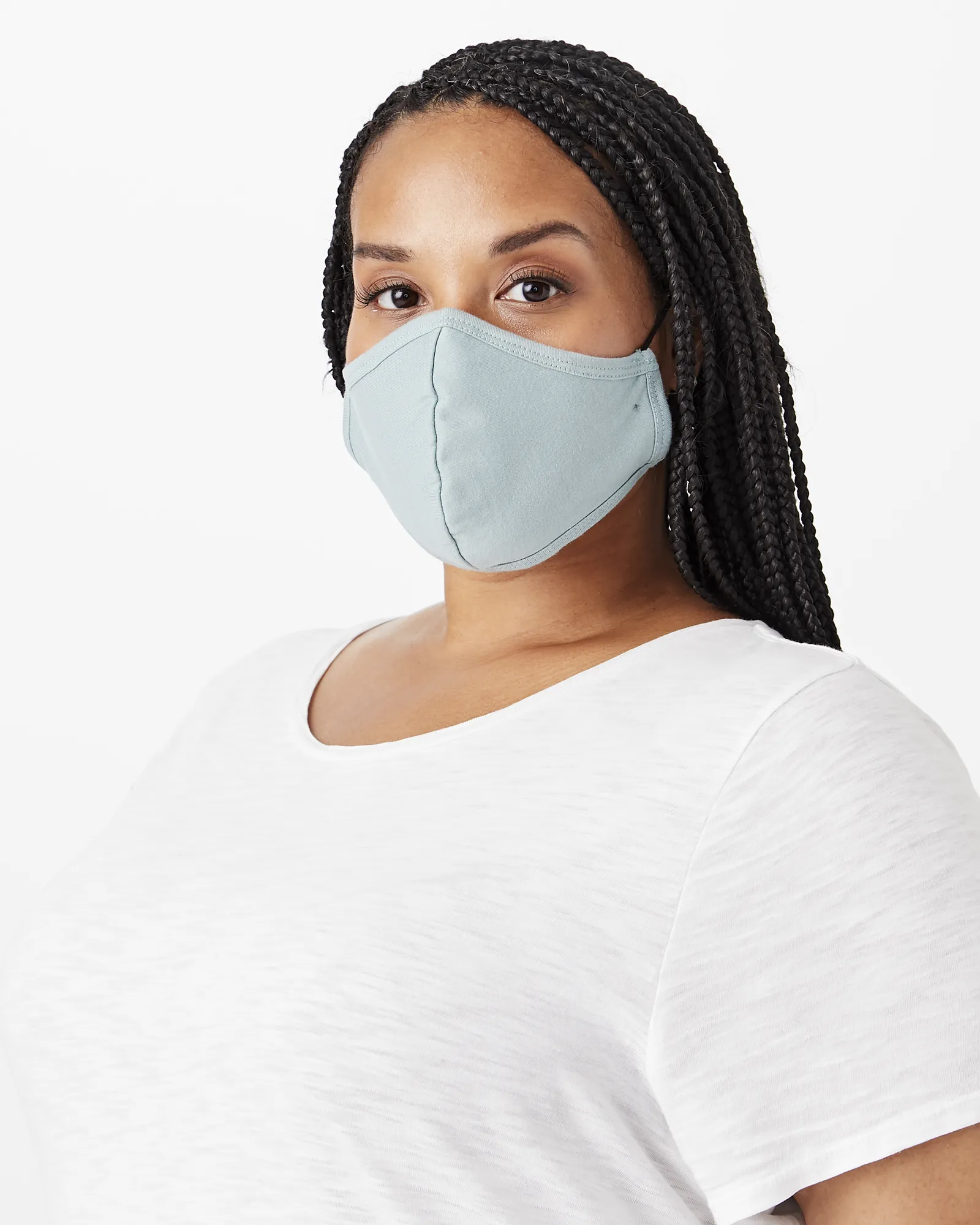Pack of 3 Solid Face Masks | Tan / Lilac