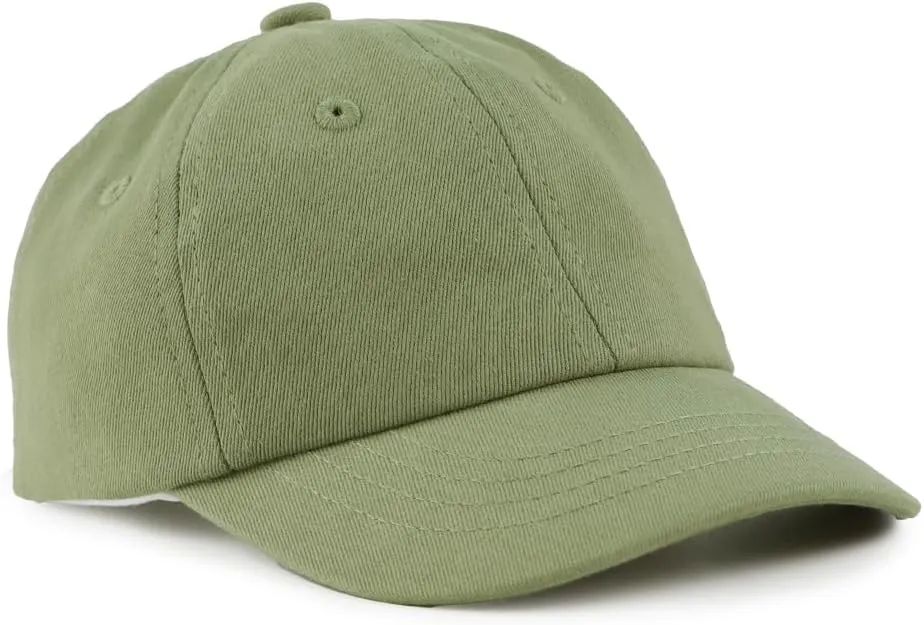 Peecabe Plain Toddler Baseball Hat Unisex Cotton Kids Trucker Hat Adjustable Baby Boys Sun Caps Girls Baseball Cap 1-5Y