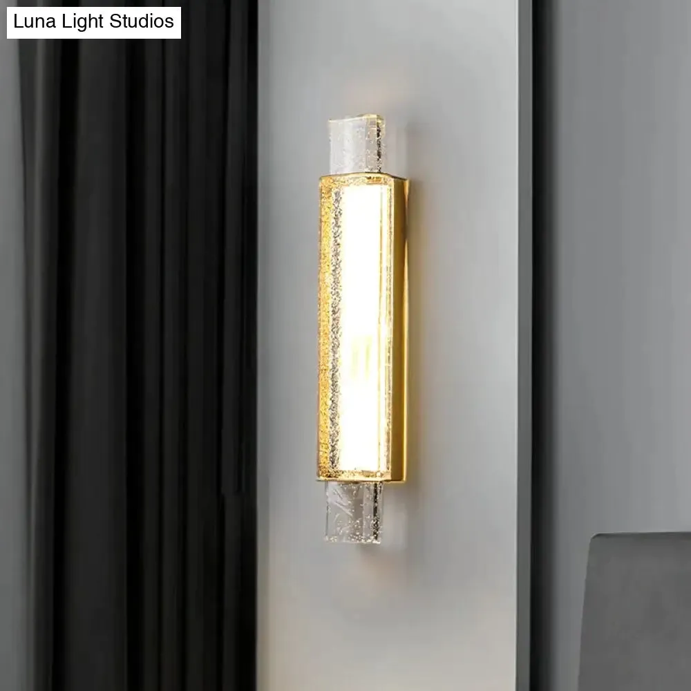 Post-modern Luxury Simple Creative Bedroom Copper Wall Lamp