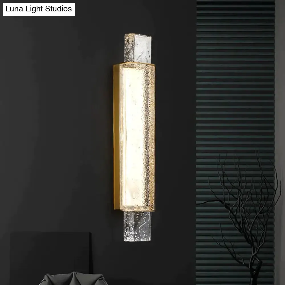 Post-modern Luxury Simple Creative Bedroom Copper Wall Lamp