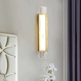 Post-modern Luxury Simple Creative Bedroom Copper Wall Lamp