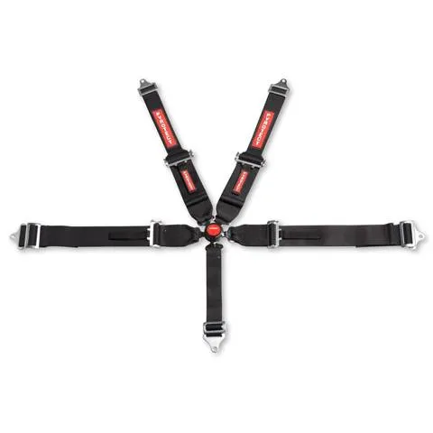 Pyrotect 5-Point Camlock Harness - 3" Width Lap - 2" to 3" HNR Ready Shoulder Harness - Pull Down Adjust - Blue