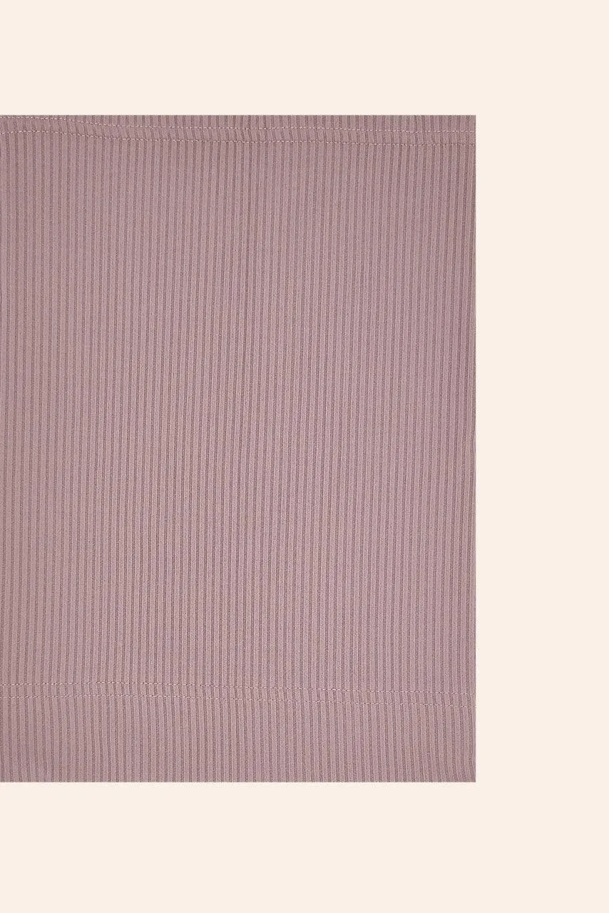 Ribbed Hijab Underscarf - Wisteria