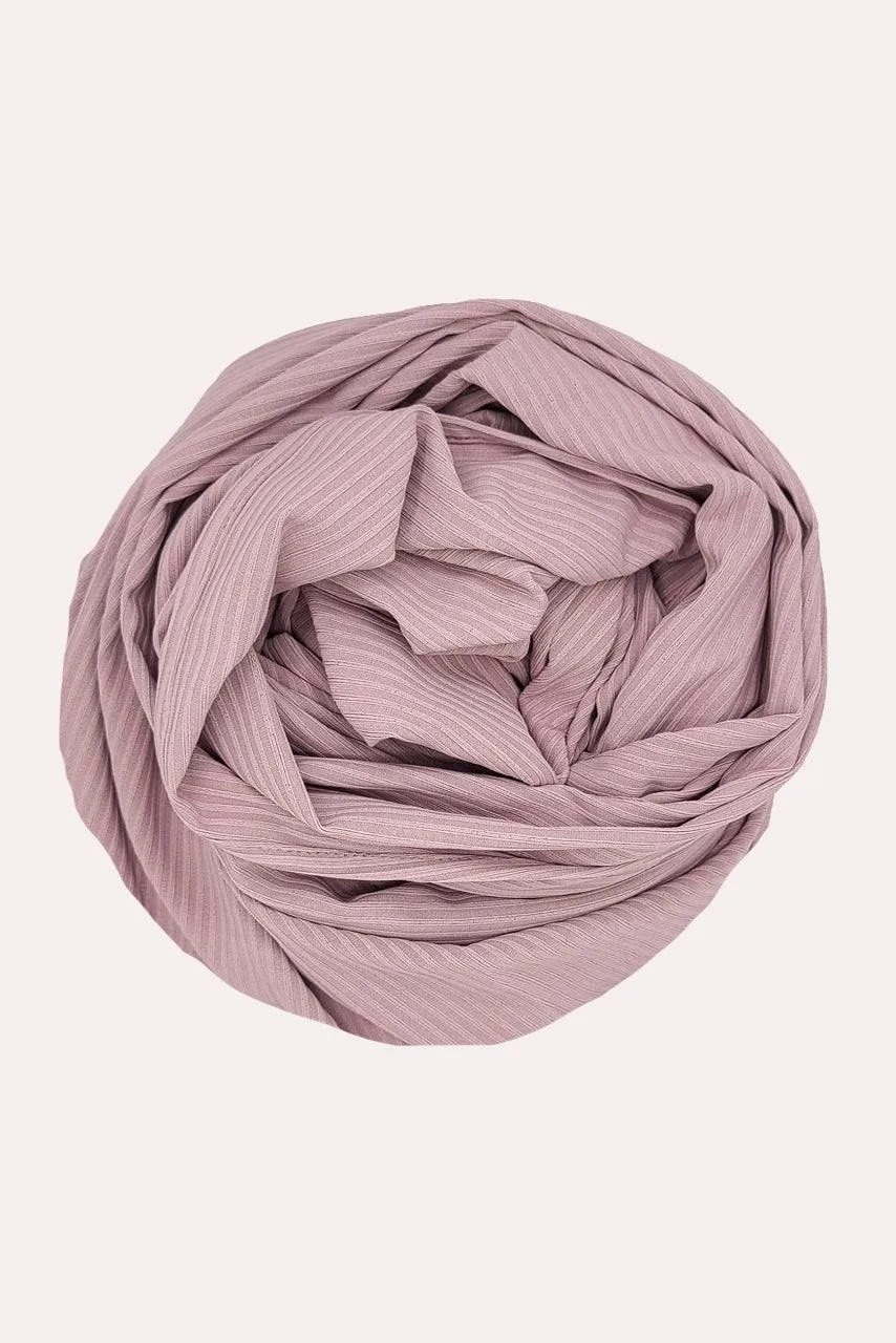 Ribbed Jersey Hijab - Wisteria